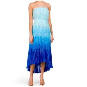 Ramy Brook strapless silk midi dress! NWT